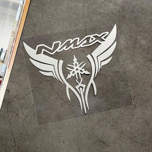 [호환] NMAX 헤드 앞유리 스티커 바디 야마하 Nmax155 용 3D 소프트 고무 오토바이 수정 데칼, 10 A-01, 1개