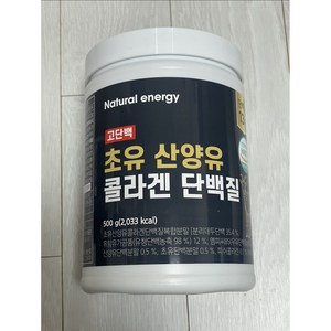 웰핏 고단백 초유 산양유 콜라겐 단백질, 500g, 1개