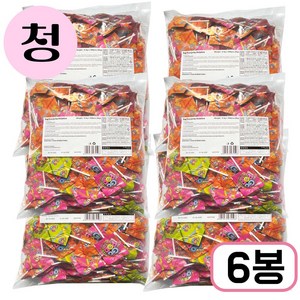 트릭시 고팝 플랫 롤리팝 2kg, 6개