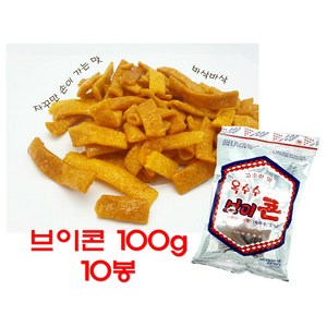 진한제과 옥수수 브이콘, 100g, 10개