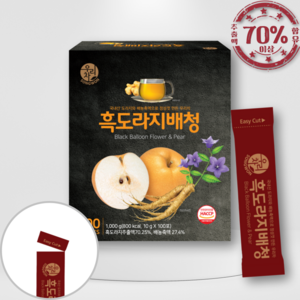 송원 우리차 흑도라지 배청 스틱 100T, 1000g, 1개, 100개입, 10g