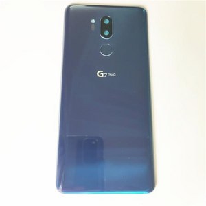 후면 유리 배터리 커버 도어 패널 하우징 케이스 LG ThinQ 카메라 렌즈 교체 포함, [03] G7 Blue