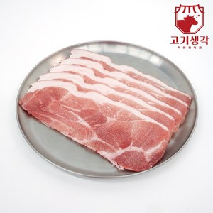 고기생각 한돈 돼지 앞다리살 슬라이스 1kg, 1개