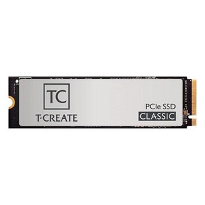 TEAMGROUP T-CREATE CLASSIC 1TB Ceatos 3D 낸드 TLC NVMe 1.3 M.2 PCIe Gen3x4 2280 내부 솔리드 스테이트 드라이브 SSD, 2TB, 1) 크리에이터  TCeate 클래식  2TB