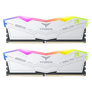 TeamGoup T-Foce DDR5-5600 CL36 DELTA RGB 화이트 32GB (16Gx2)