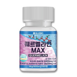 식약청 퀘르세틴 브로멜라인 퀘르멜라인 600mg 60정 케르세틴, 1개