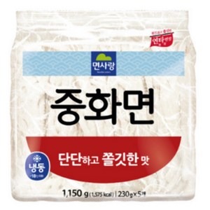 면사랑 중화면 전문점용, 1.15kg, 3개