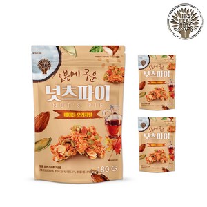 잇츠리얼넛츠 메이플 넛츠파이 오리지날, 180g, 3개