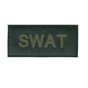 정품 블랙호크 SWAT / AGENT 패널 패치 블랙/OD(올리브드랍), 1개