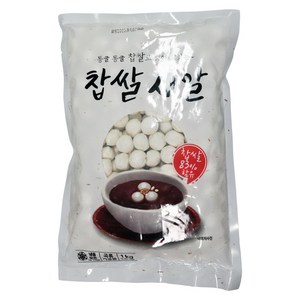 푸드마을 찹쌀새알 1000g 국산 찹쌀 새알심 옹심이, 1kg, 3개