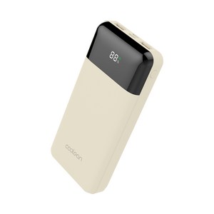 쿨린 고속충전 대용량 보조배터리 20000mAh 22.5W CL322, 아이보리, CL-322