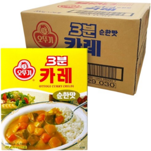 3분 카레 순한맛, 200g, 24개