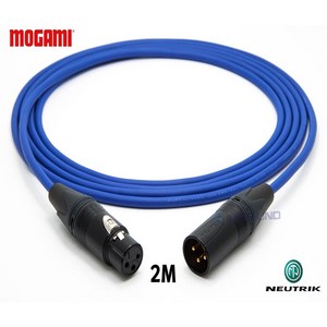 MOGAMI 3080 AES/EBU 110옴 모가미 디지털 케이블 호환 2M, 1개