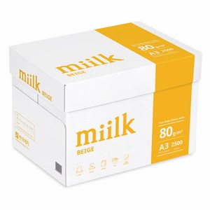 밀크베이지(Miilk beige) A3용지 80g 1박스(2500매), 단품