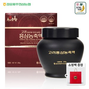 농협 천년송삼 6년근 고려홍삼농축원액 500g 선물세트, 1개