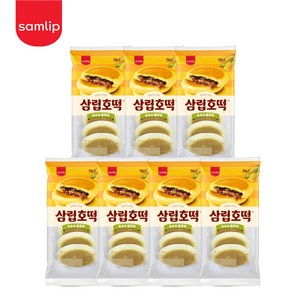 삼립 옥수수꿀호떡 6개입 7봉, 342g, 7개