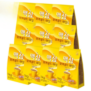 맥심 모카골드 마일드 커피믹스 자판기용 1kg 10개, 1개입