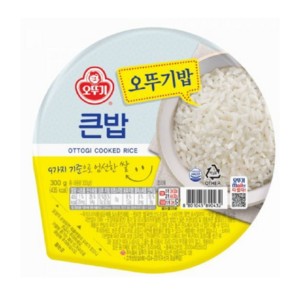 맛있는 오뚜기밥 큰밥, 300g, 18개