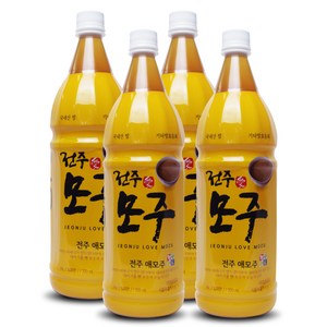 천년주가 전주모주 1200ml 4개 전통음료 전통차 발효음료, 1.2L