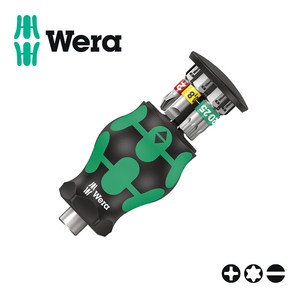 Wera 베라 주먹 드라이버 비트 세트 008873 컴팩트 매거진, 1개