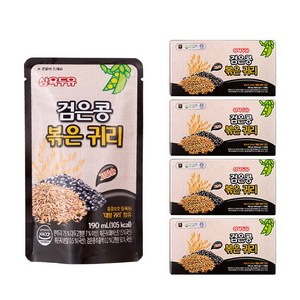 삼육두유 검은콩 볶은 귀리 파우치, 없음, 60개, 190ml, 60개