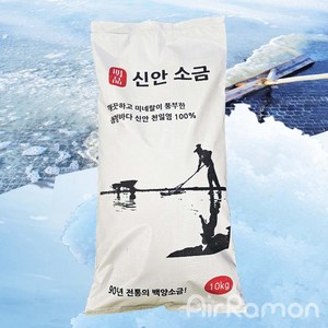 백양 국산 신안 깨끗한 명품 천일염 굵은소금, 1개, 10kg