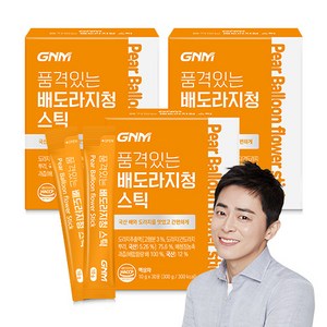 GNM자연의품격 국산 배 도라지청 스틱, 10g, 30개입, 3개