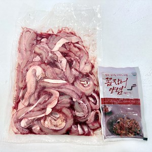 [국산] 부산 자갈치 완손질 생물 꼼장어 1kg (10~15마리쯤) 소스동봉 산지직송 곰장어 먹장어, 1개