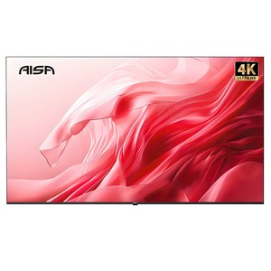 아이사 4K UHD DLED 제로베젤리스 TV, 165cm(65인치), DA6500Y, 벽걸이형, 방문설치