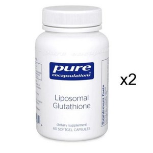 Pure Encapsulations 퓨어 인캡슐레이션 리포소말 글루타치온 소프트젤 60정 (2개월분) Liposomal Glutathione, 2개