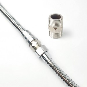 스텐 호스연결구 20mm 15A 샤워호스 연결 부속 부품 스테인레스, 스텐호스연결구20mm(SW84), 1개, 실버