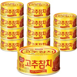 동원 고추 참치, 100g, 4개