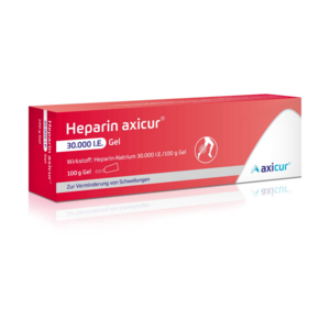 [독일 내수 정품]HEPARIN AXICUR 30.000 I.E. Gel 100g, 1개