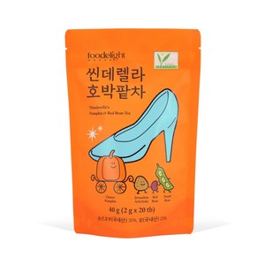 푸딜라이트 씬데렐라 호박팥차티백 호박차 팥차 호박티 작두콩차 카페인없는차, 2g, 20개입, 1개