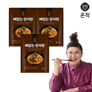 [KT알파쇼핑]온작 이영자 뼈없는 감자탕 900g x 3팩, 없음, 3개