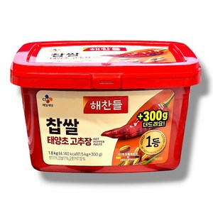 해찬들 찹쌀 태양초 고추장, 1개, 1.8kg, 1개