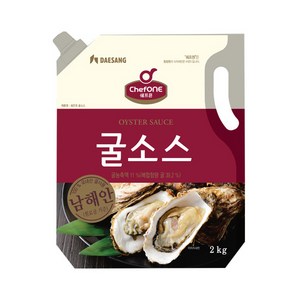 쉐프원 굴소스 2kg(스파우트) X 5개 상온, 2kg