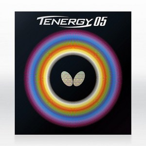 버터플라이 테너지 05 탁구 러버, 블랙, 1개