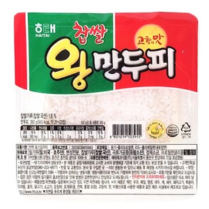 해태 찹쌀 왕 만두피 360g(약21-23장)무배/냉동 국산찹쌀 만두 수제비 피자 간식 야식 홈파티음식, 360g, 6개