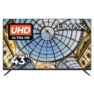 유맥스 4K UHD LED TV, 유맥스 UHD43S, UHD43S, 고객직접설치, 스탠드형, 109cm(43인치)