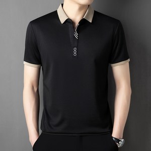 중년 남성 반팔 폴로 카라 티셔츠 반팔티 여름 셔츠 비즈니스 골프 아빠 티