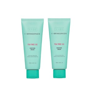 브링그린 티트리 시카 수딩 크림 플러스 100ml 2개, 1개, 1ml