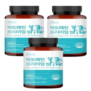 밸런스궁합 락토페린 프리미엄 정 3000mg 60정, 3개