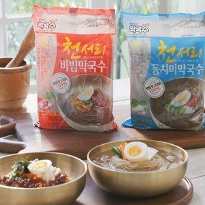 천서리 막국수 12인분 30년전통 여주 메밀 막국수 동치미 비빔 아이디어공간, 1개