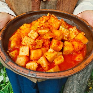 전라도식 국산 깍두기 무김치, 1개, 2kg