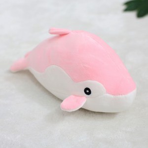 [모사찌] 모찌 돌고래 인형 2size 애착인형 봉제 장난감, 1개, 핑크, 31cm