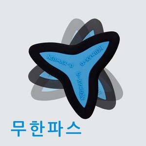 해외특허 실리콘 슈퍼자석 건강패치 동전파스/어깨 허리 골반 통증, 블루, 1개