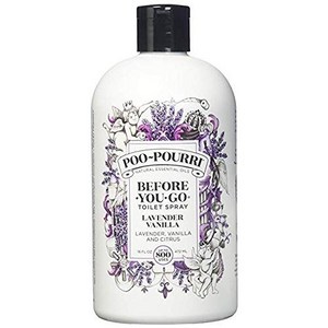 Poo-Pourri Lavender Vanilla Scent Refill Bottle 푸푸리 비포유고 토일렛 스프레이 리필 라벤다 바닐, 1개, 453g