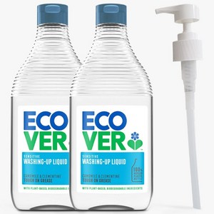 에코버 주방세제 450ml 2개 + 펌프 / 카모마일
