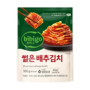 비비고 썰은 배추김치, 100g, 20개